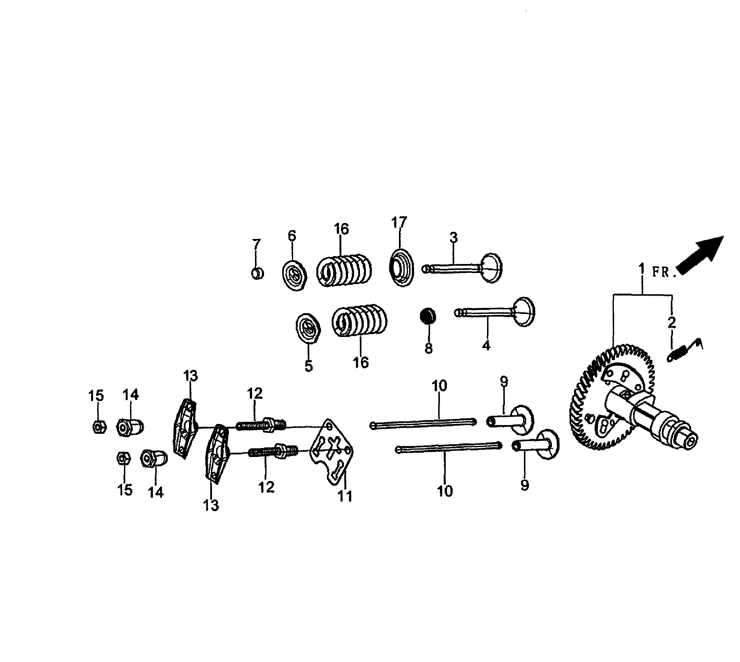 Rocker/camshaft