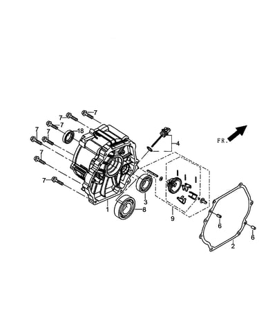 Crankcase cover