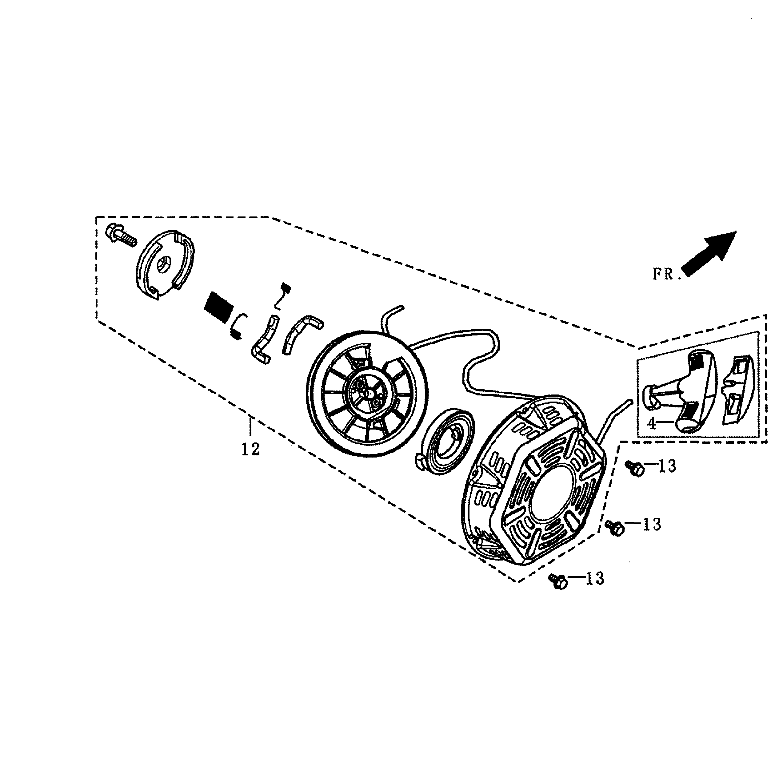 Starter recoil
