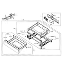 Samsung NX583G0VBSR/AA-01 drawer assy diagram