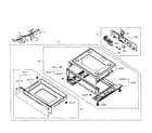 Samsung NX583G0VBSR/AA-01 drawer assy diagram