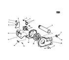 Fisher & Paykel DE70FA1-96971 motor assy diagram