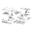 Panasonic SC-BTT190P cabinet parts diagram