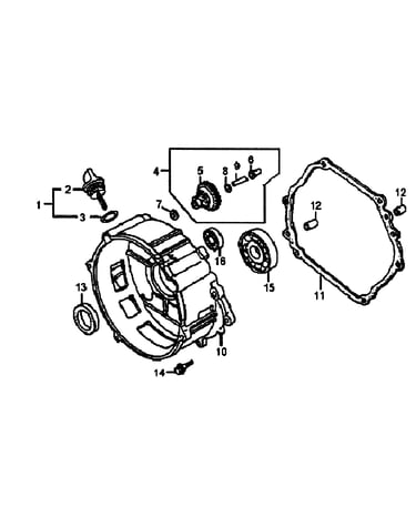 Crankcase cover