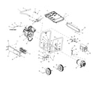 Generac GP6500-5940-1 frame assy diagram