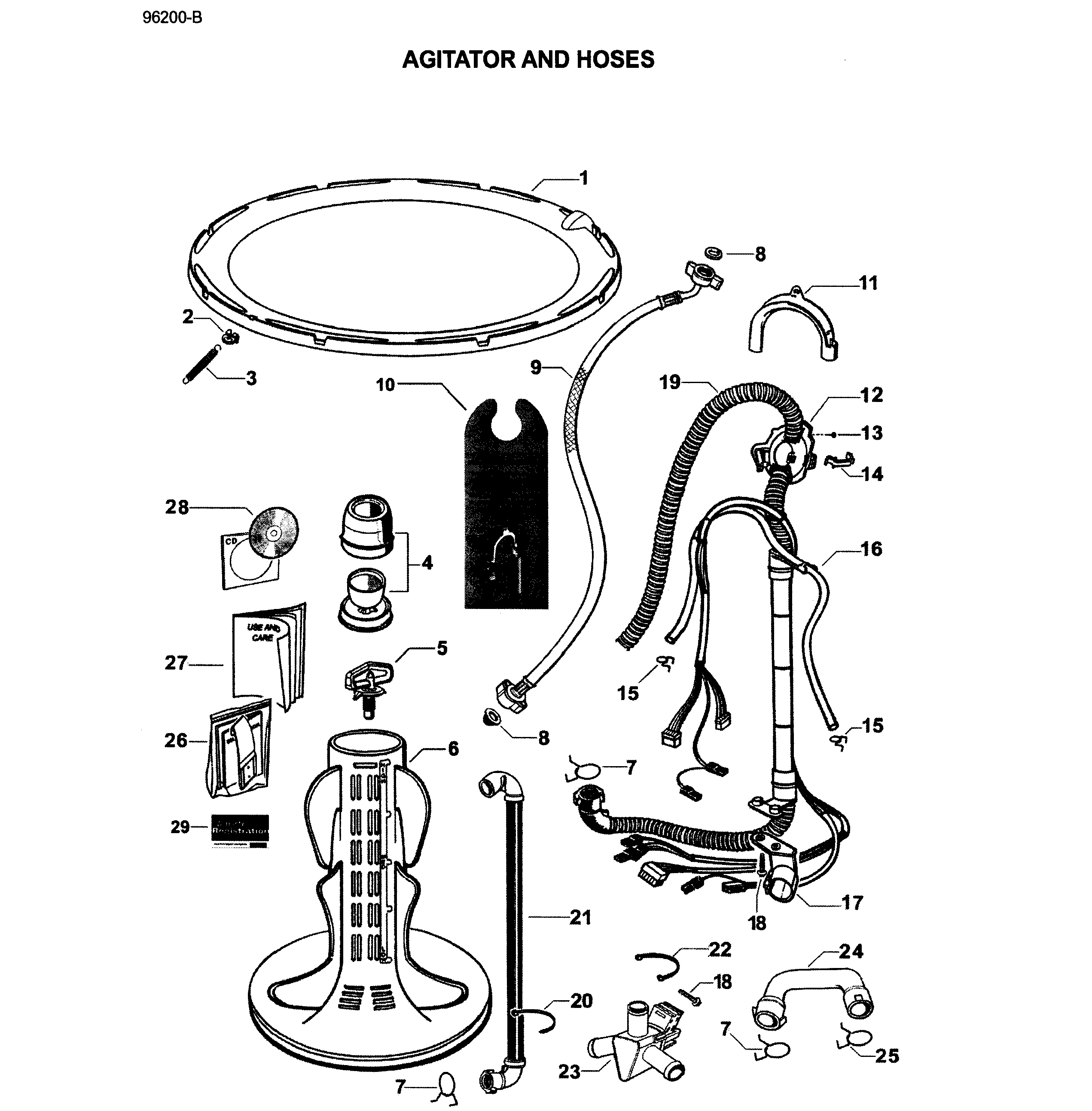 Agitator assy