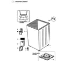 Fisher & Paykel WL42T26CW1-96196A cabinet assy diagram