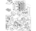Samsung RS265LBWP/XAA-00 refrigerator diagram