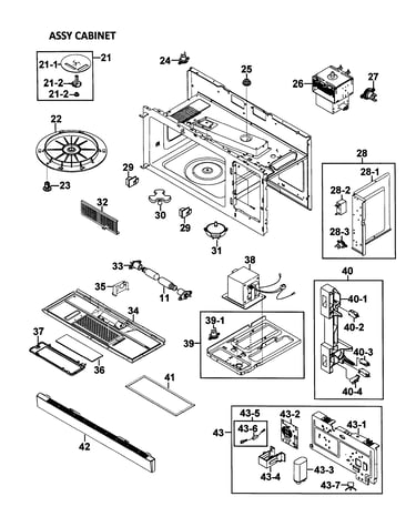 Cabinet 2 assy