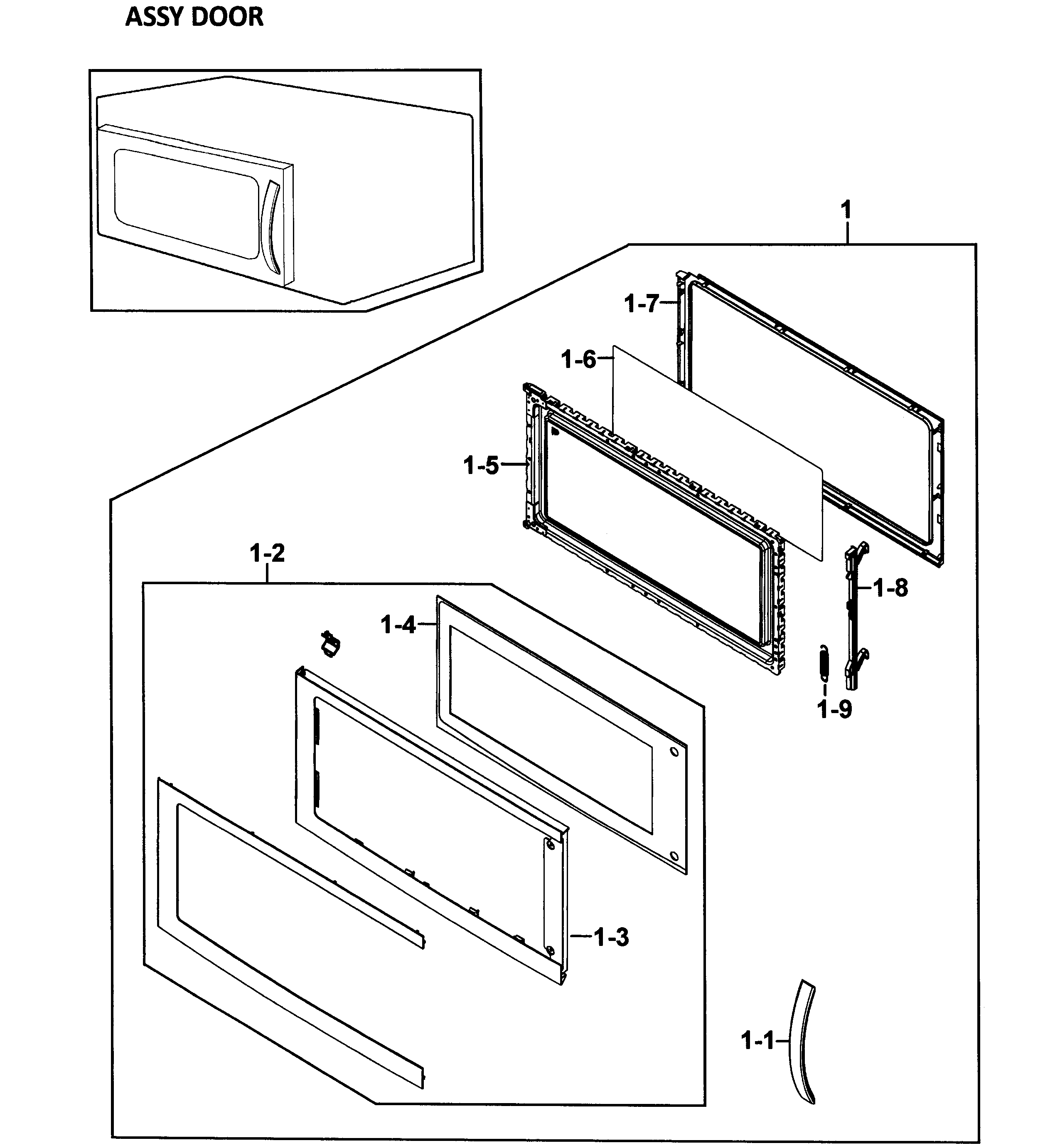 Door assy