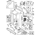 Samsung RS267LABP/XAA-00 cabinet diagram