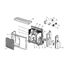 Mitsubishi MU-A09WA outside unit diagram