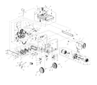 Generac GP7500E-5943-5 frame assy diagram