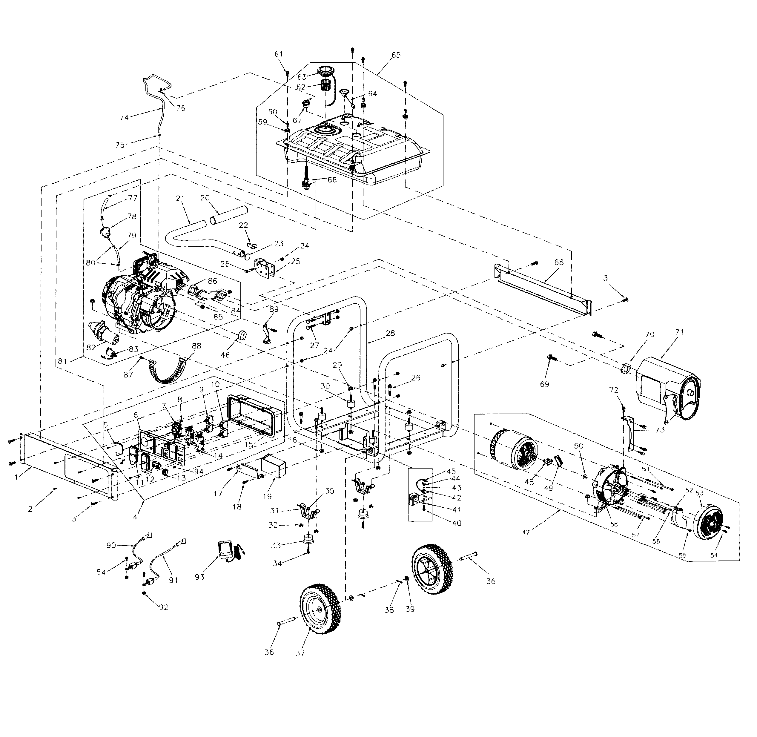 Frame assy