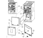 ICP N9MSB0401410A1 front cabinet diagram