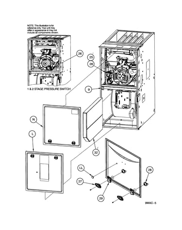 Front cabinet
