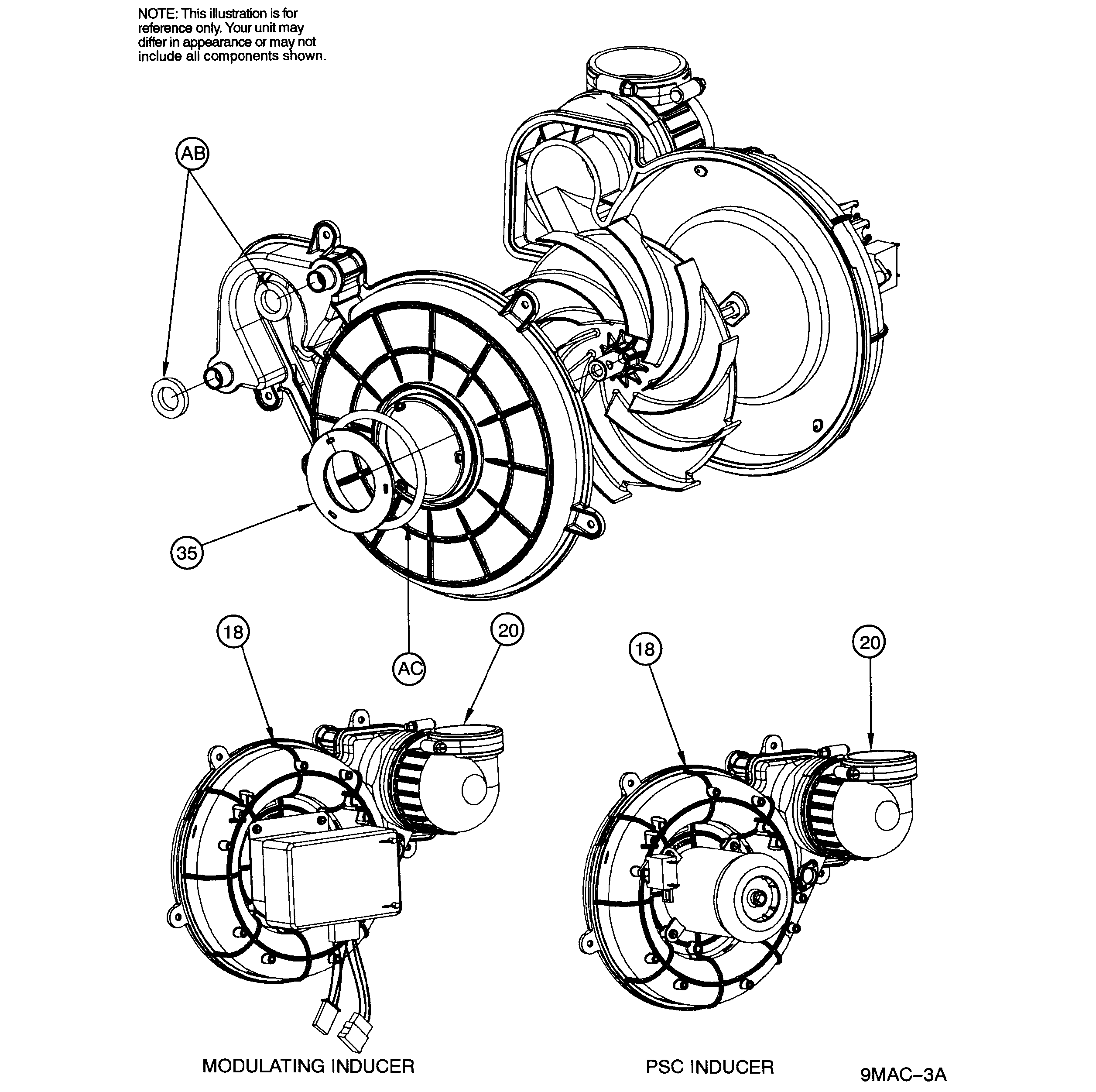 Inducer motor