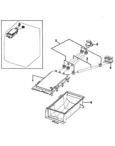 Drawer housing