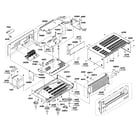 Onkyo HT-RC460 cabinet parts diagram