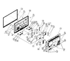 Panasonic TC-L32B6P cabinet parts diagram