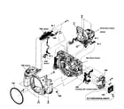 Sony SLT-A55V front cover diagram