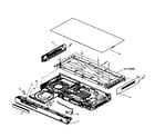 Sony BDP-S1700ES cabinet parts diagram