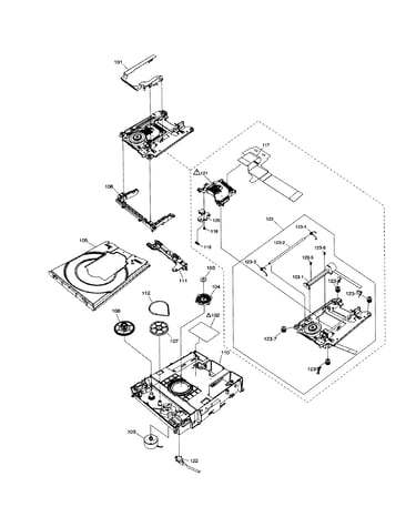 Dvd mechanism