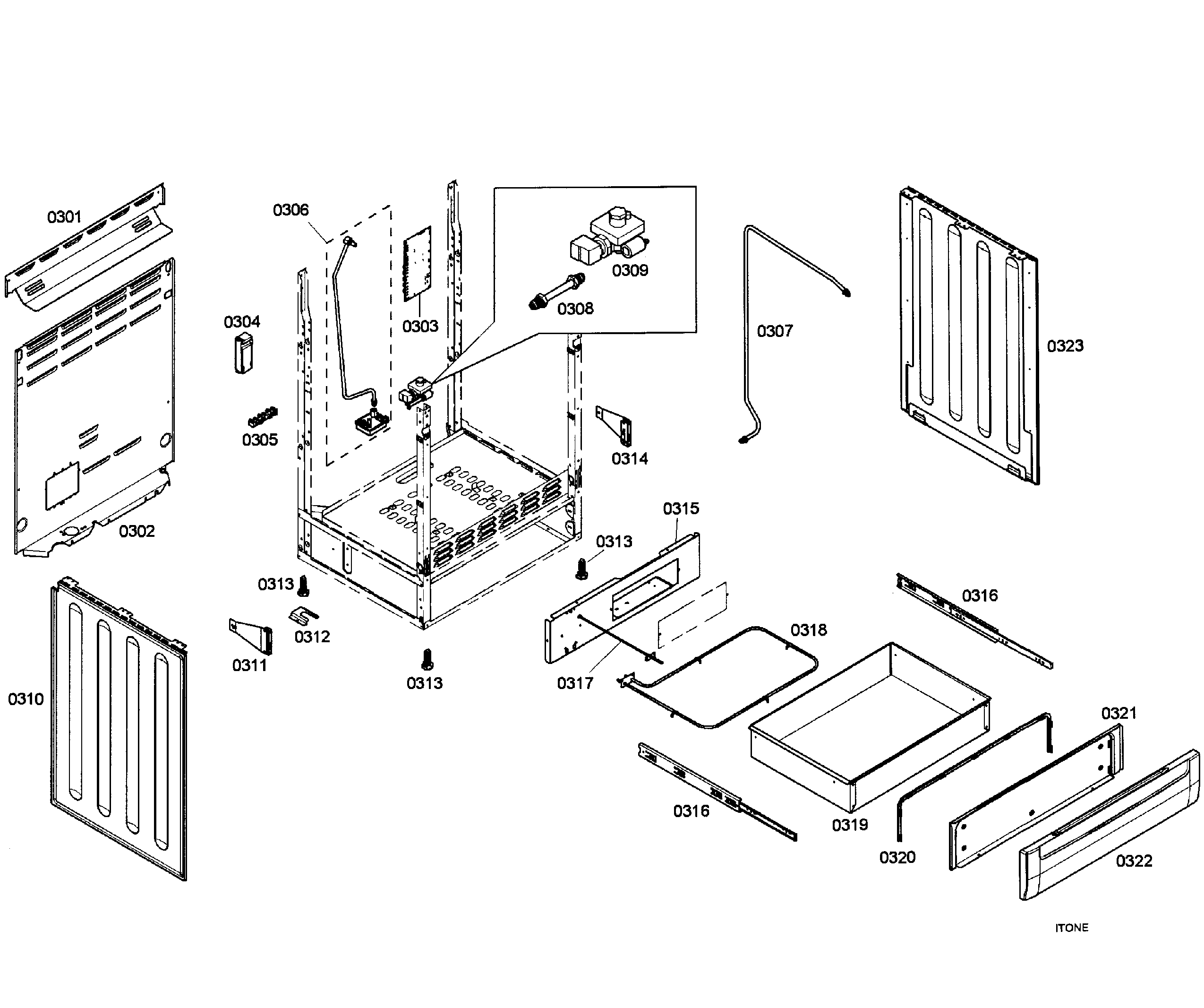 Cabinet assy