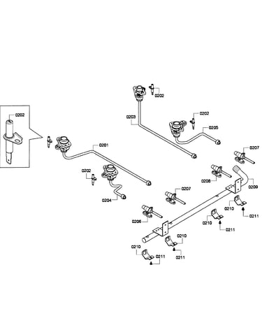 Burners assy