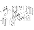 Bosch HGS7052UC/04 cabinet assy diagram