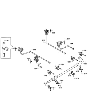 Burners assy