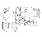 Bosch HGS7052UC/08 cabinet assy diagram