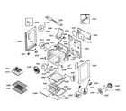 Bosch HGS5053UC/02 cabinet assy diagram