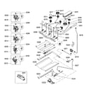 Bosch HGS5053UC/04 burners assy diagram