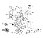 Bosch HGS5053UC/04 cabinet assy diagram