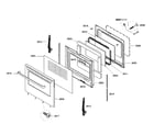 Bosch HGS5053UC/04 door assy diagram