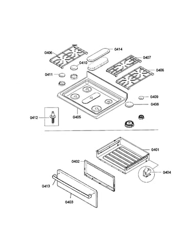Top assy/drawer