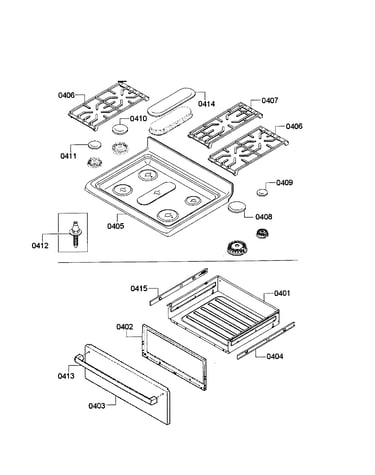 Top assy/drawer
