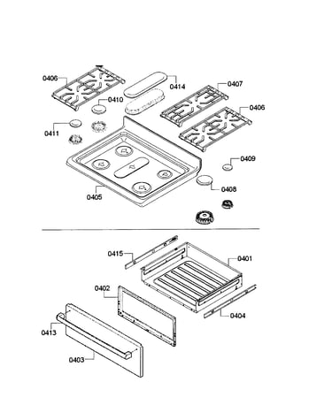Top assy/drawer