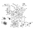Bosch HGS5053UC/10 cabinet assy diagram