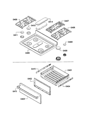 Top assy/drawer