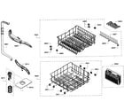 Bosch SHX3AR55UC/10 baskets diagram