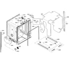 Bosch SHX3AR75UC/10 cabinet assy diagram