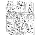 Samsung RS269LARS/XAA-00 refrigerator diagram