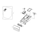 Samsung WF363BTBEUF/A1-01 drawer assy diagram
