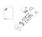 Samsung WF365BTBGWR/A2-01 drawer assy diagram