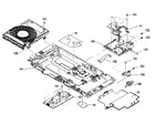 Sony BDP-S590 chassis assy diagram