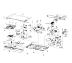 Panasonic SA-XH170P cabinet parts diagram