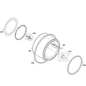 Bosch WTV76100US/10 drum assy diagram