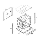 Bosch HBL3460UC/02 cabinet assy diagram